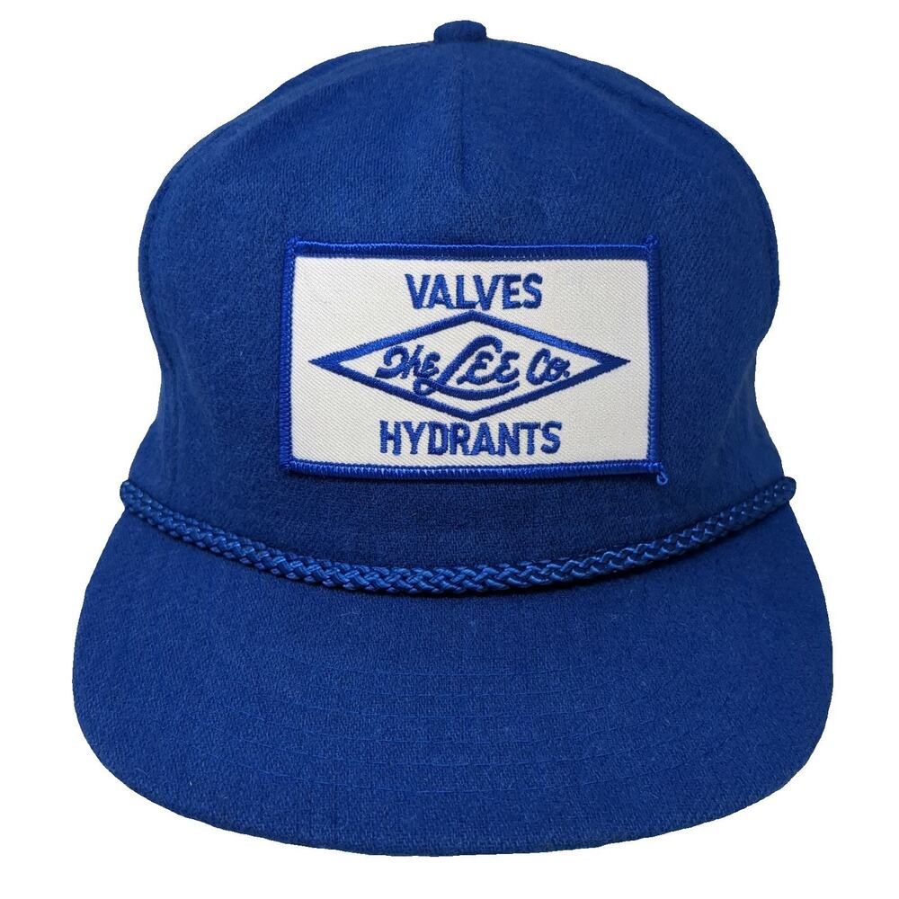 Winner 5 Panel Blue One Size Hat Valves Hydrants The Lee Co Industrial Rope Cord